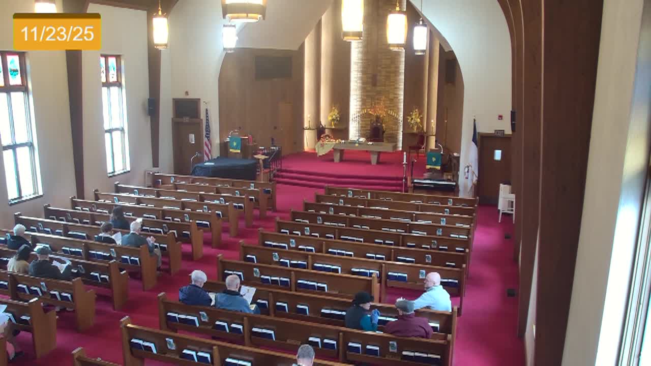 Congregational Church of Canton Sunday Service November 23, 2025