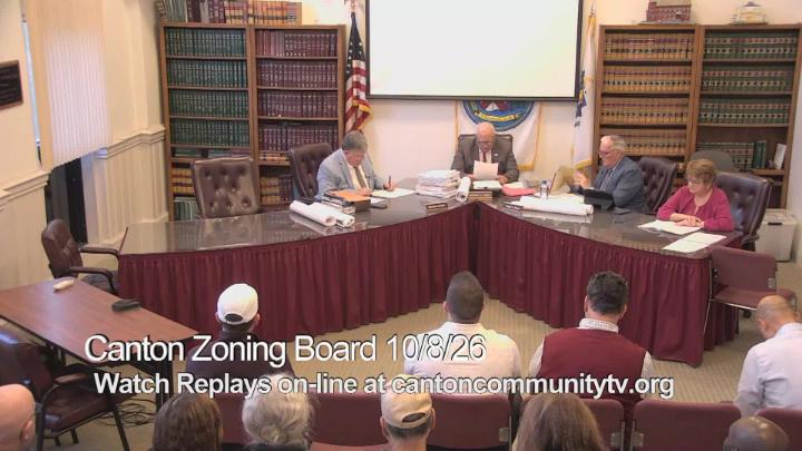Thumbnail image for Canton Zoning Board Oct. 8, 2026