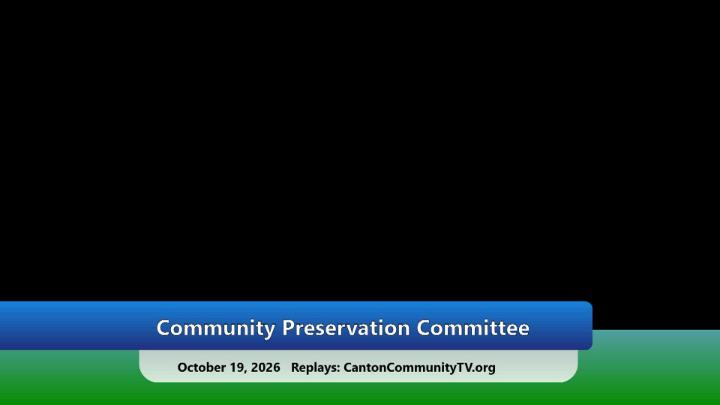 Thumbnail image for Canton Community Preservation October 19, 2026