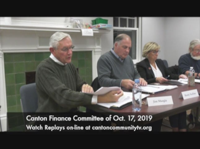 Finance Committee of Oct. 17, 2019